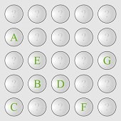 Jeu de pions solitaire